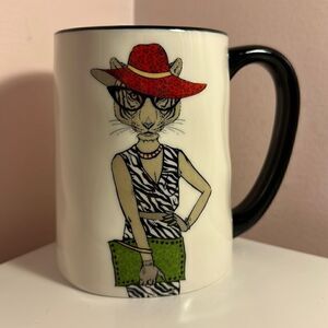 Ceramic Mug Stoneware Signature Tiger Diva